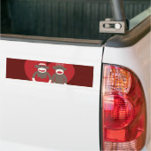 Sock Monkeys in Love Hearts Valentijnsdag Gifts Bumpersticker (Op Truck)