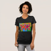 Sock Monkeys Pop Art-Art cadeaus T-shirt (Voorkant volledig)