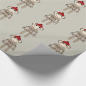 Sock Monkeys Verjaardag Cadeaupapier (Hoek)