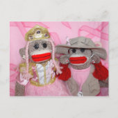 Sock Monkeys voor het Cure Two Friends Briefkaart (Voorkant)