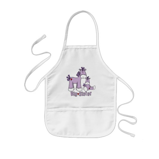 Sock Ponies Big Sister Kinder Schort (Voorkant)