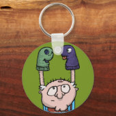 Sock Puppet-complot Sleutelhanger (Voorkant)