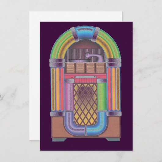  Sock Record Hop Dance Jukebox Paars (Voorkant / Achterkant)