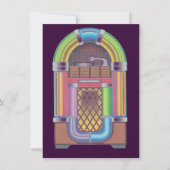  Sock Record Hop Dance Jukebox Paars (Voorkant)