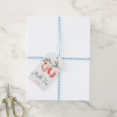 Sock Swap kerstfeest, feestdag Cadeaulabel (Met Touw)