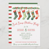 Sock Swap kerstfeest, feestdag Kaart (Voorkant / Achterkant)