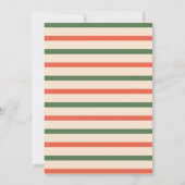 Sock Swap kerstfeest, feestdag Kaart (Achterkant)