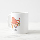 Sock-topus Funny Octopus met Sokken Pun Koffiemok (Voorkant links)