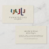 Sock Visitekaartje (Voorkant / Achterkant)