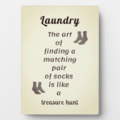 Sock zoeken Delight Wasdag Fotoplaat (voorkant)