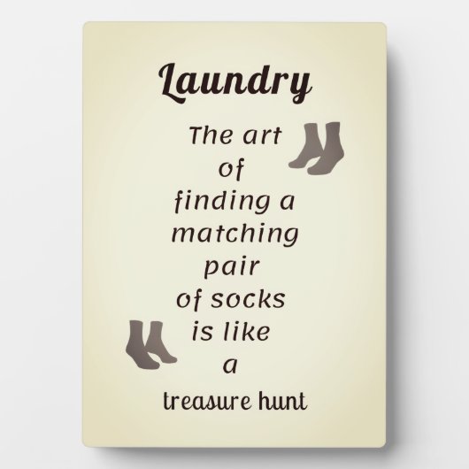 Sock zoeken Delight Wasdag Fotoplaat (voorkant)