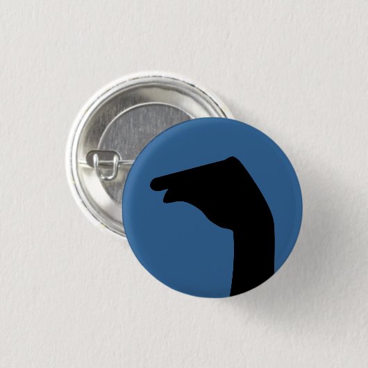 Sockappella Support Pin Ronde Button 3,2 Cm (Voorkant /achterkant)