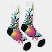 Socken mit Weihnachtsmotiv-Santa Claus Sokken (Rechts)