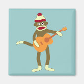 Socket Monkey Aoustic Guitar Magneet (Voorkant)