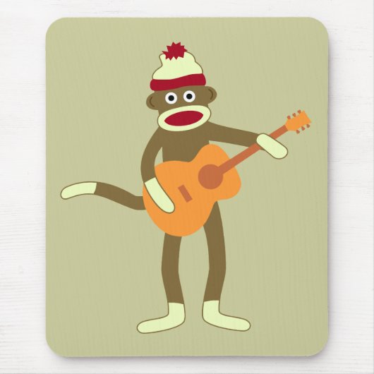 Socket Monkey Aoustic Guitar Muismat (Voorkant)