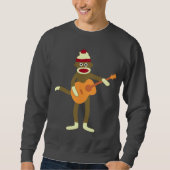 Socket Monkey Aoustic Guitar Sweatshirt (Voorkant)