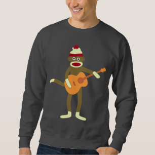 Socket Monkey Aoustic Guitar Sweatshirt