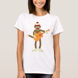Socket Monkey Aoustic Guitar T-shirt