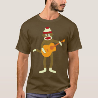 Socket Monkey Aoustic Guitar T-shirt