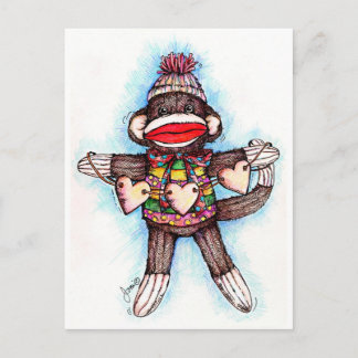 Socket Monkey - apenbedrijf Briefkaart