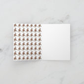 Socket Monkey-briefkaart Bedankkaart (Binnen)