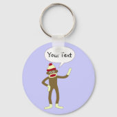 Socket Monkey Comic Speech Bubble Sleutelhanger (Voorkant)