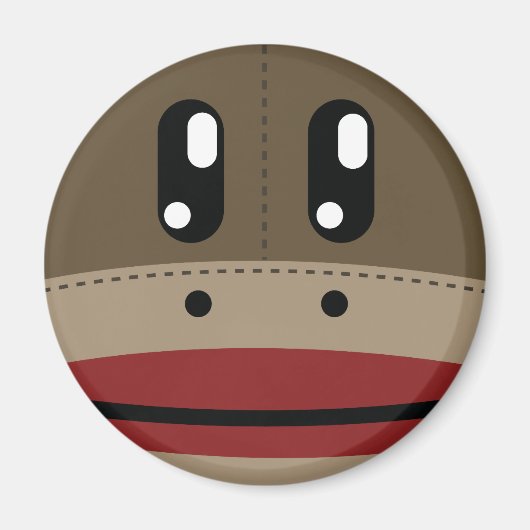 Socket Monkey Face Producten Magneet (Voorkant)