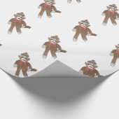 Socket Monkey Gift Wrap Cadeaupapier (Hoek)