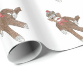 Socket Monkey Gift Wrap Cadeaupapier (Rol Hoek)