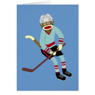 Socket Monkey Hockey Player