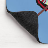 Socket Monkey Hockey Player Muismat (Hoek)