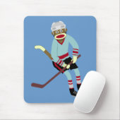 Socket Monkey Hockey Player Muismat (Met muis)