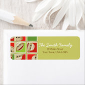 Socket Monkey-kerstklokken Return-adres Etiket (Insitu)