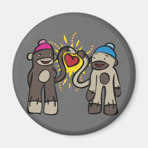 Socket Monkey Love Locker Magnet Kantoor Magnet