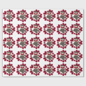 Socket Monkey Love Valentijn Gift Wrap Paper Cadeaupapier (Vlak)