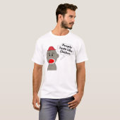 Socket Monkey "Mensen smijten als kippen"-ontwerp T-shirt (Voorkant volledig)