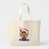 Socket Monkey Phlebotomist Gifts-Schattig Grote Tote Bag (Voorkant)