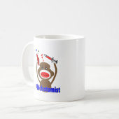 Socket Monkey Phlebotomist Gifts-Schattig Koffiemok (Voorkant links)