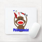 Socket Monkey Phlebotomist Gifts-Schattig Muismat (Met muis)