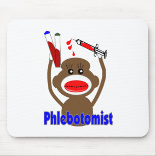Socket Monkey Phlebotomist Gifts-Schattig Muismat