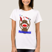 Socket Monkey Phlebotomist Gifts-Schattig T-shirt (Voorkant)