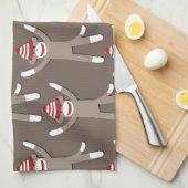 Socket Monkey Print Theedoek (Quarter Fold)