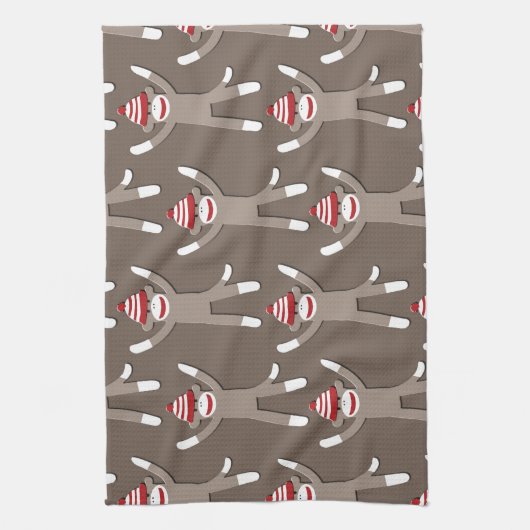 Socket Monkey Print Theedoek (Verticaal)