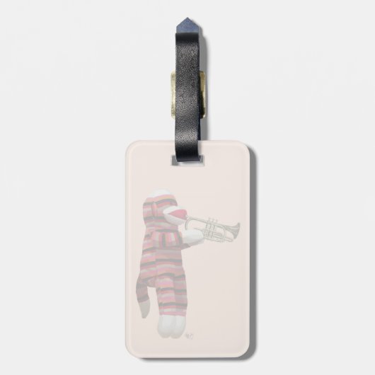 Socket Monkey-spelcomputer 2 Bagagelabel (Achterkant verticaal)