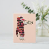 Socket Monkey-spelcomputer 2 Briefkaart (Staand voorkant)