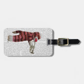 Socket Monkey-spelcomputer Bagagelabel (Voorkant horizontaal)