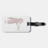 Socket Monkey-spelcomputer Bagagelabel (Achterkant horizontaal)