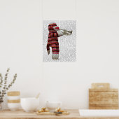 Socket Monkey-spelcomputer Poster (Keuken)