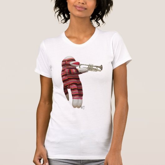 Socket Monkey-spelcomputer T-shirt (Voorkant)