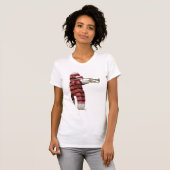 Socket Monkey-spelcomputer T-shirt (Voorkant volledig)